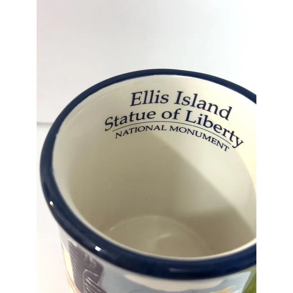 Ellis Island Statue of Liberty National Monument Souvenir Mug